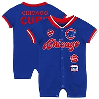 Newborn Outerstuff Royal Chicago Cubs Pinch Coverall