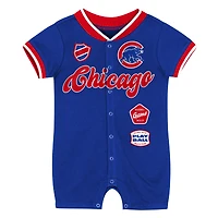 Combinaison à pinces pour nouveau-né Outerstuff Royal Chicago Cubs