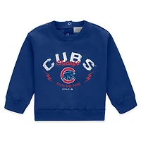 Ensemble nouveau-né WEAR by Erin Andrews Royal Chicago Cubs en polaire à col ras du cou et pantalon