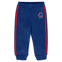 Ensemble nouveau-né WEAR by Erin Andrews Royal Chicago Cubs en polaire à col ras du cou et pantalon