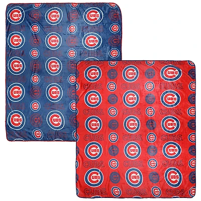 Ensemble de couvertures Pegasus Chicago Cubs 60" x 70" Home & Away deux pièces