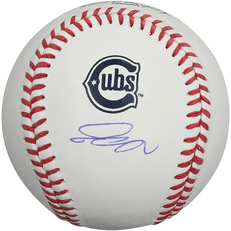 Balle de baseball autographiée par Pete Crow-Armstrong des Cubs de Chicago