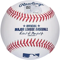 Balle de baseball autographiée par Pete Crow-Armstrong des Cubs de Chicago avec l'inscription « Go Cubs Go ! »