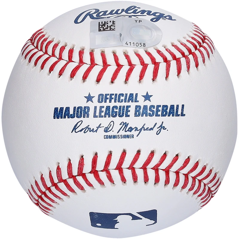 Baseball autographié par Pete Crow-Armstrong des Cubs de Chicago avec l'inscription « MLB Debut 9- 11-23 »