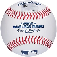 Baseball autographié par Pete Crow-Armstrong des Cubs de Chicago avec l'inscription « MLB Debut 9- 11-23 »