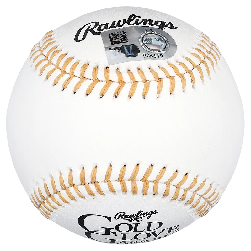 Balle de baseball autographiée par Pete Crow-Armstrong des Cubs de Chicago, logo du gant d'or