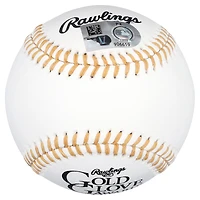 Balle de baseball autographiée par Pete Crow-Armstrong des Cubs de Chicago, logo du gant d'or