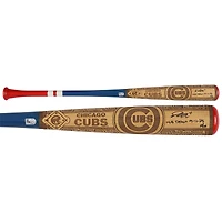 Bâton autographié par Pete Crow-Armstrong des Cubs de Chicago, série Pillbox Bat Company Mural, avec inscription « Débuts en MLB le 11