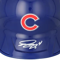 Casque de frappeur réplique autographié de Pete Crow-Armstrong des Cubs de Chicago