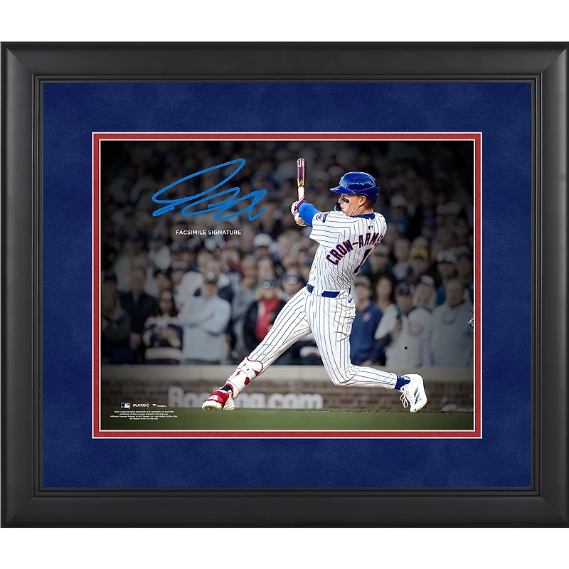 V106832 Cubs Pete Crow-Armstrong Chicago Cubs Encadré 11" x 14" Spotlight Photo - Signature fac-similé 4 Pete Crow-Armstrong UNS FR MLB PF31 COLLAGE 46010 COLPHO PF31BB0061 #1