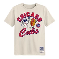 Preschool Mitchell & Ness  Natural Chicago Cubs Snack T-Shirt