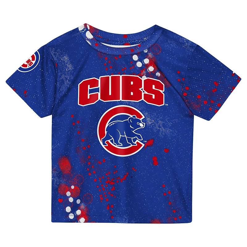 Preschool Outerstuff Royal Chicago Cubs Pinch Hitter Infielder T-Shirt & Shorts Set