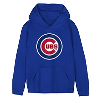 Preschool Outerstuff  Royal Chicago Cubs Primary Logo Fleece Hoodie