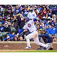 Seiya Suzuki Chicago Cubs Unsigned MLB Debut Photograph