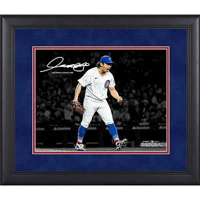 Photographie encadrée de Shōta Imanaga, signature fac-similé des Chicago Cubs, 11" x 14"