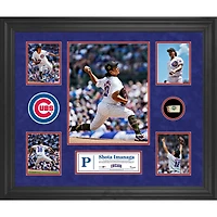 Shōta Imanaga Chicago Cubs Framed 5-Photo Collage with a Piece of Game-Used Ball