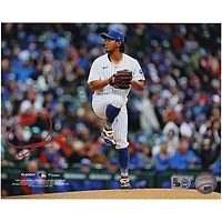 Shota Imanaga, lanceur des Cubs de Chicago, dédicacé en photo (8" x 10") pour ses débuts en MLB