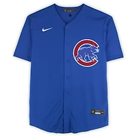 Maillot réplique Nike Royal dédicacé par Shota Imanaga des Chicago Cubs
