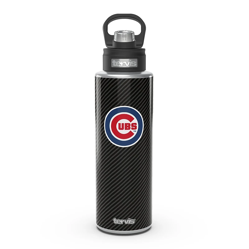Tervis Chicago Cubs 40oz. Bouteille d'eau à large goulot en fibre de carbone