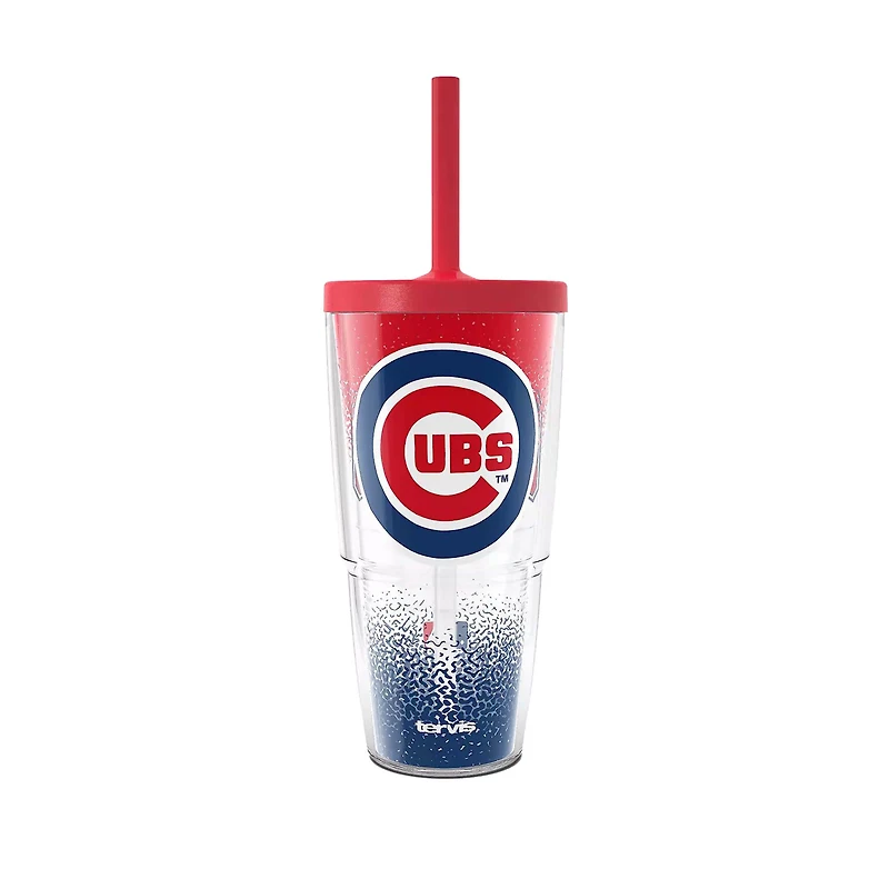 Gobelet classique Tervis Chicago Cubs Defend de 24 oz avec couvercle à paille
