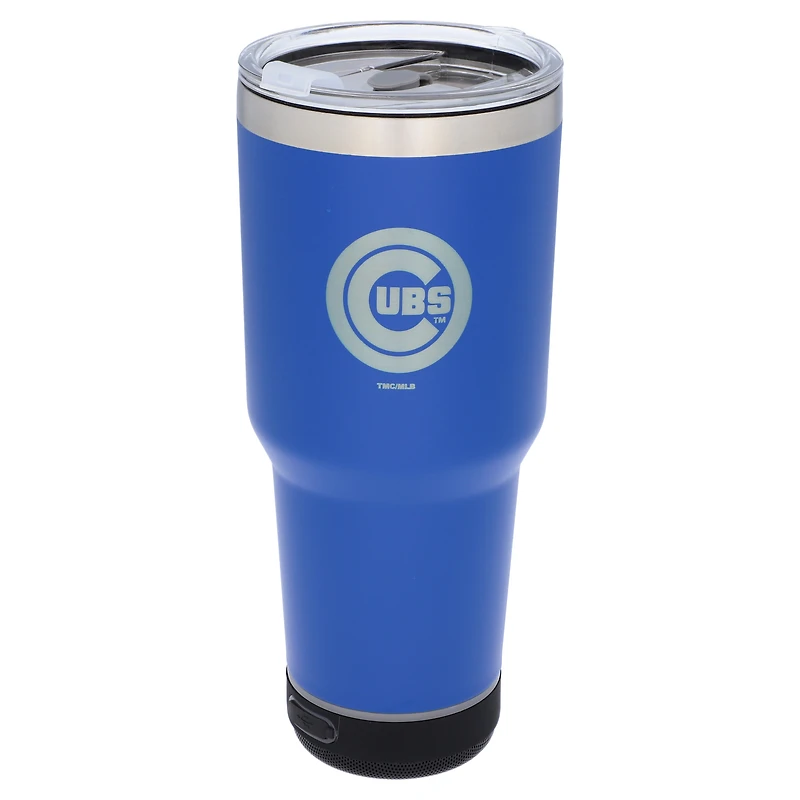 The Memory Company Chicago Cubs 30oz. Stainless Steel LED Bluetooth Tumbler