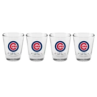 The Memory Company Chicago Cubs 4-Pack 2oz. Ensemble de verres à shot