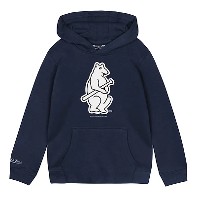 Toddler Mitchell & Ness  Navy Chicago Cubs Retro Logo Hoodie