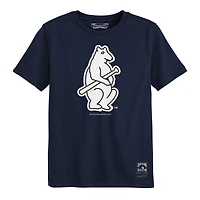 T-shirt Mitchell & Ness bleu marine à logo rétro des Cubs de Chicago pour tout-petit