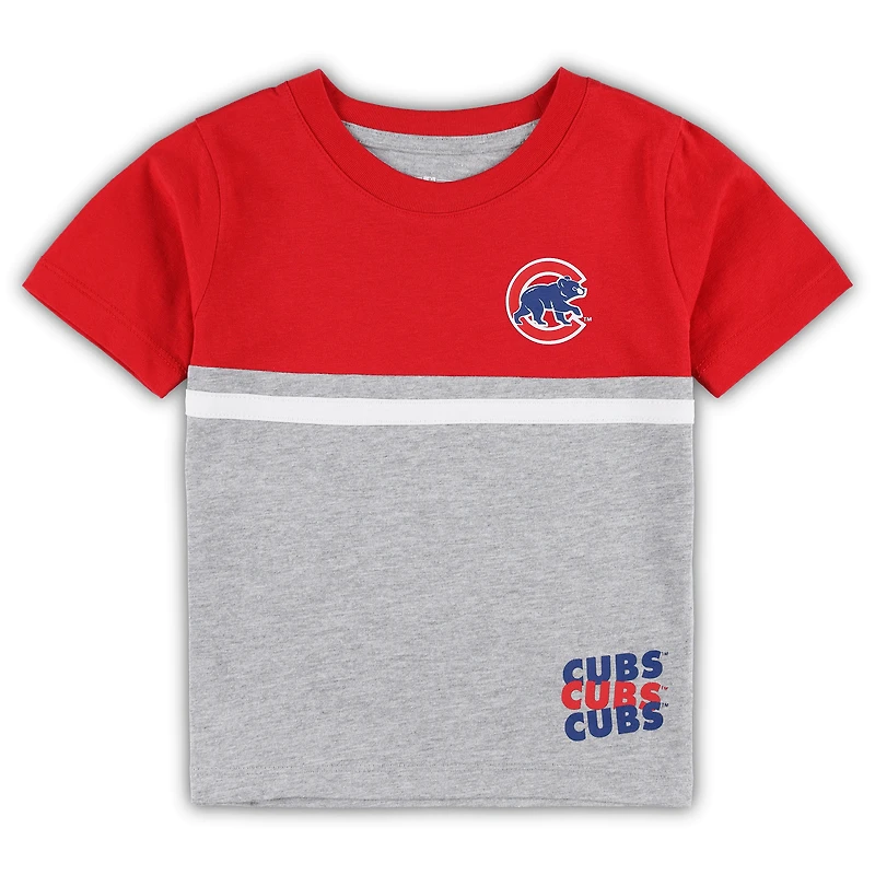 Toddler Royal/Red Chicago Cubs Batters Box T-Shirt & Pants Set