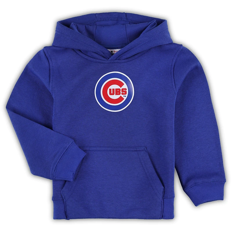 Sweat à capuche polaire pour tout-petit avec logo principal de l'équipe des Cubs Chicago Royal