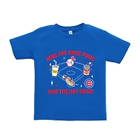 T-shirt pour tout-petit doux comme un raisin Royal Chicago Cubs Snack