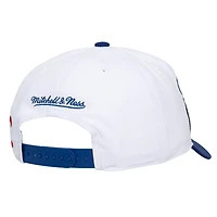Unisex Mitchell & Ness White/Royal Chicago Cubs XL Script Pro Crown Adjustable Hat