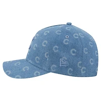 Unisex New Era  Denim Chicago Cubs A-Frame 9FORTY Adjustable Hat