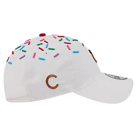 Casquette unisexe New Era blanche Chicago Cubs Sprinkle 9TWENTY ajustable