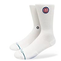 Chaussettes unisexes en tricot à crête blanche des Chicago Cubs de Stance