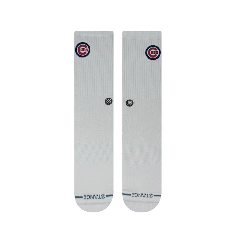 Chaussettes unisexes en tricot à crête blanche des Chicago Cubs de Stance