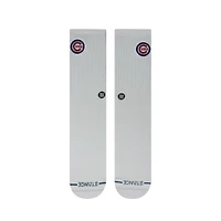 Chaussettes unisexes en tricot à crête blanche des Chicago Cubs de Stance