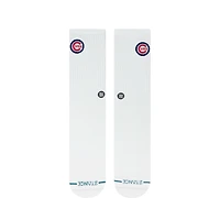 Unisex Stance Chicago Cubs White Crested Knit Crew Socks