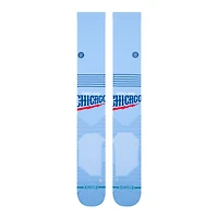 Chaussettes montantes unisexes bleu clair Stance, uniforme alternatif 2025 des Chicago Cubs