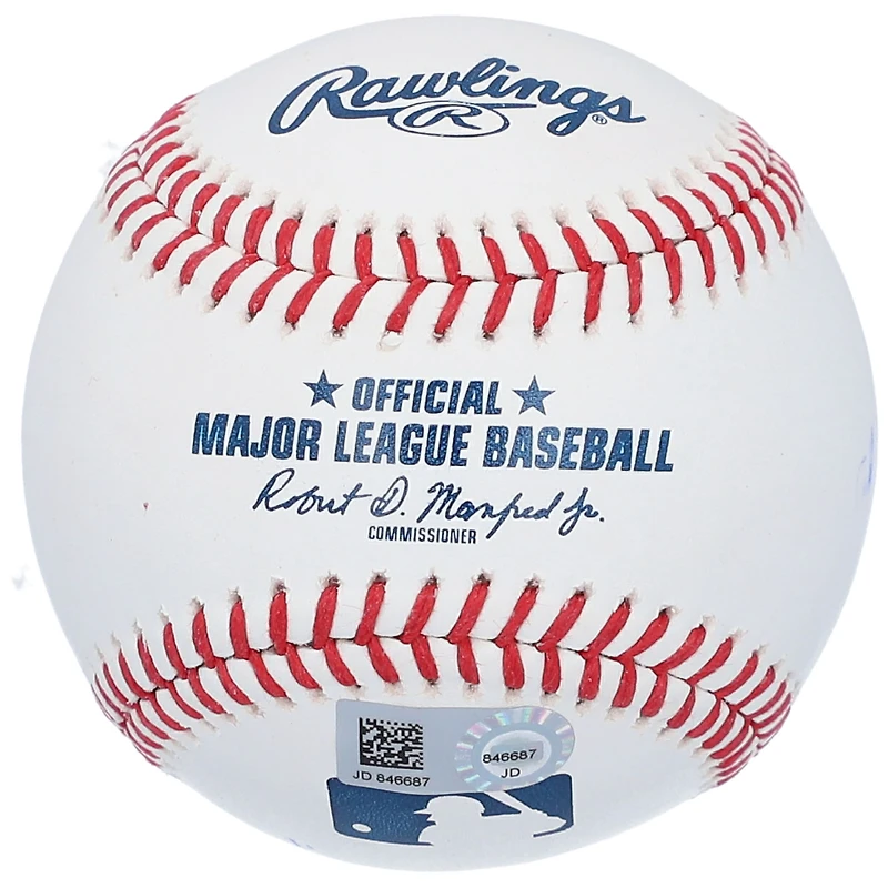 Ballon de baseball autographié par Willson Contreras des Chicago Cubs avec l'inscription « 16 WS Champs »