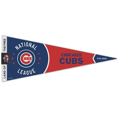 WinCraft Chicago Cubs 12" x 30" America 250 Premium Pennant