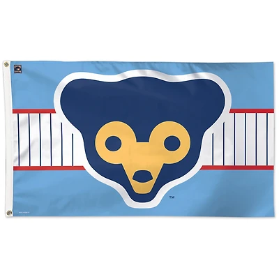 Drapeau WinCraft Chicago Cubs 3' x 5' Collection Cooperstown, face simple