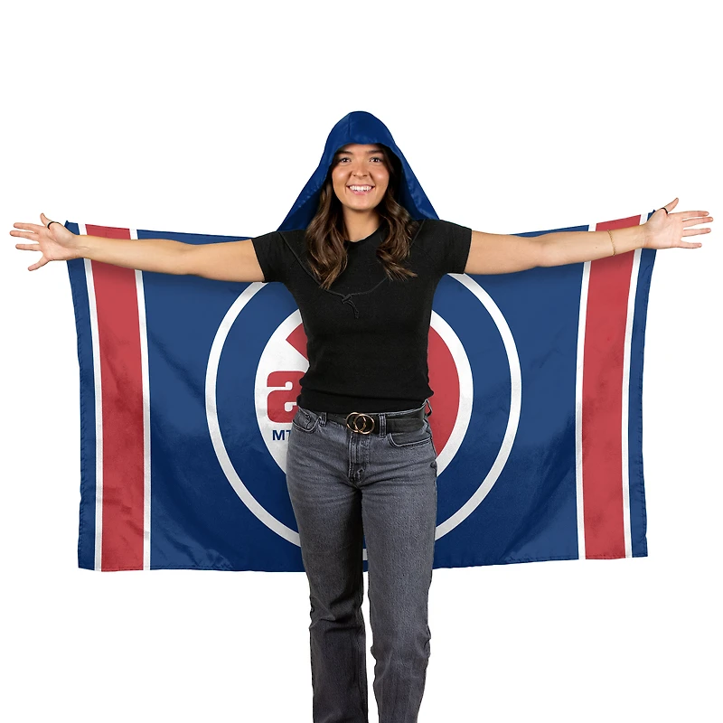 Drapeau à capuche WinCraft Chicago Cubs 3' x 5'