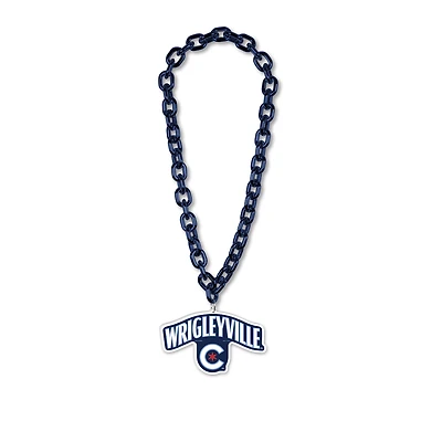 Collier à grande chaîne WinCraft des Chicago Cubs