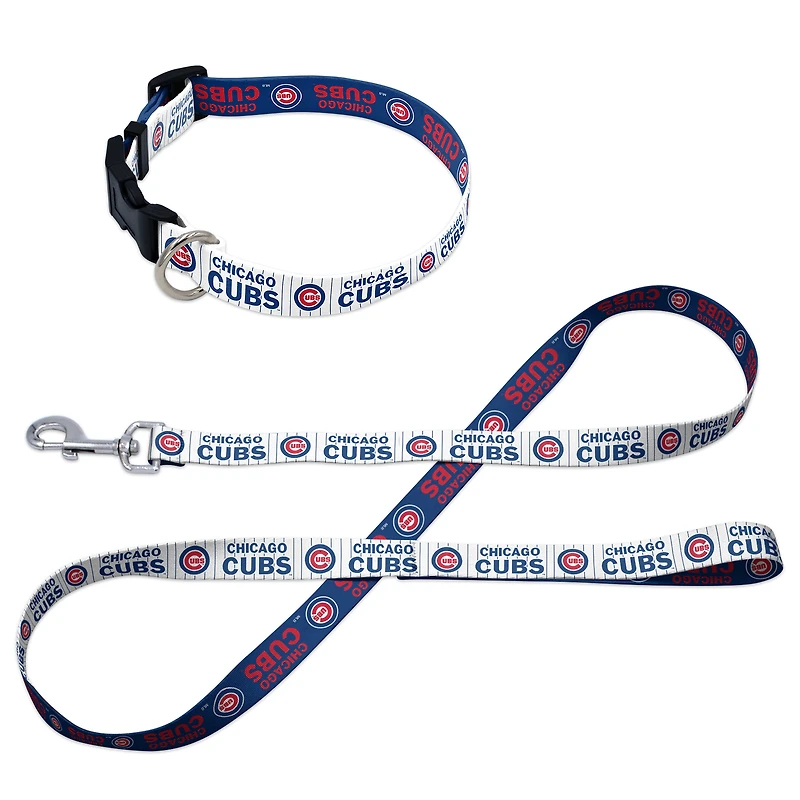 WinCraft Chicago Cubs Pet Leash and Collar Set