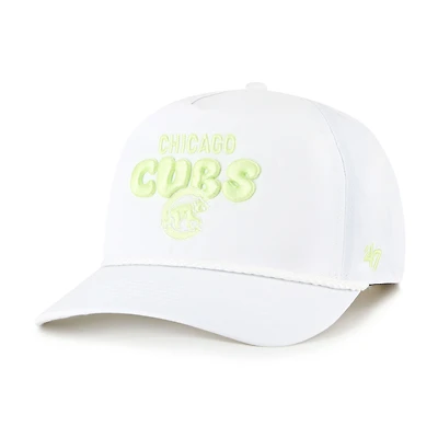Women's '47  White Chicago Cubs Bright Side Adjustable Hitch Hat
