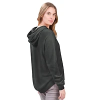Sweat à capuche en molleton raglan Jordan Angel G-III 4Her par Carl Banks pour femme, couleur anthracite chiné, des Chicago Cubs