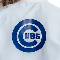 Women's Lusso  Light Blue Chicago Cubs Cropped Paisley Full-Zip Jacket