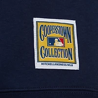 Pull zippé quart de tour bleu marine pour femme Mitchell & Ness Chicago Cubs Cooperstown Collection