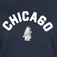Sweat-shirt à enfiler Game Day Color bleu marine Chicago Cubs New Era pour femme
